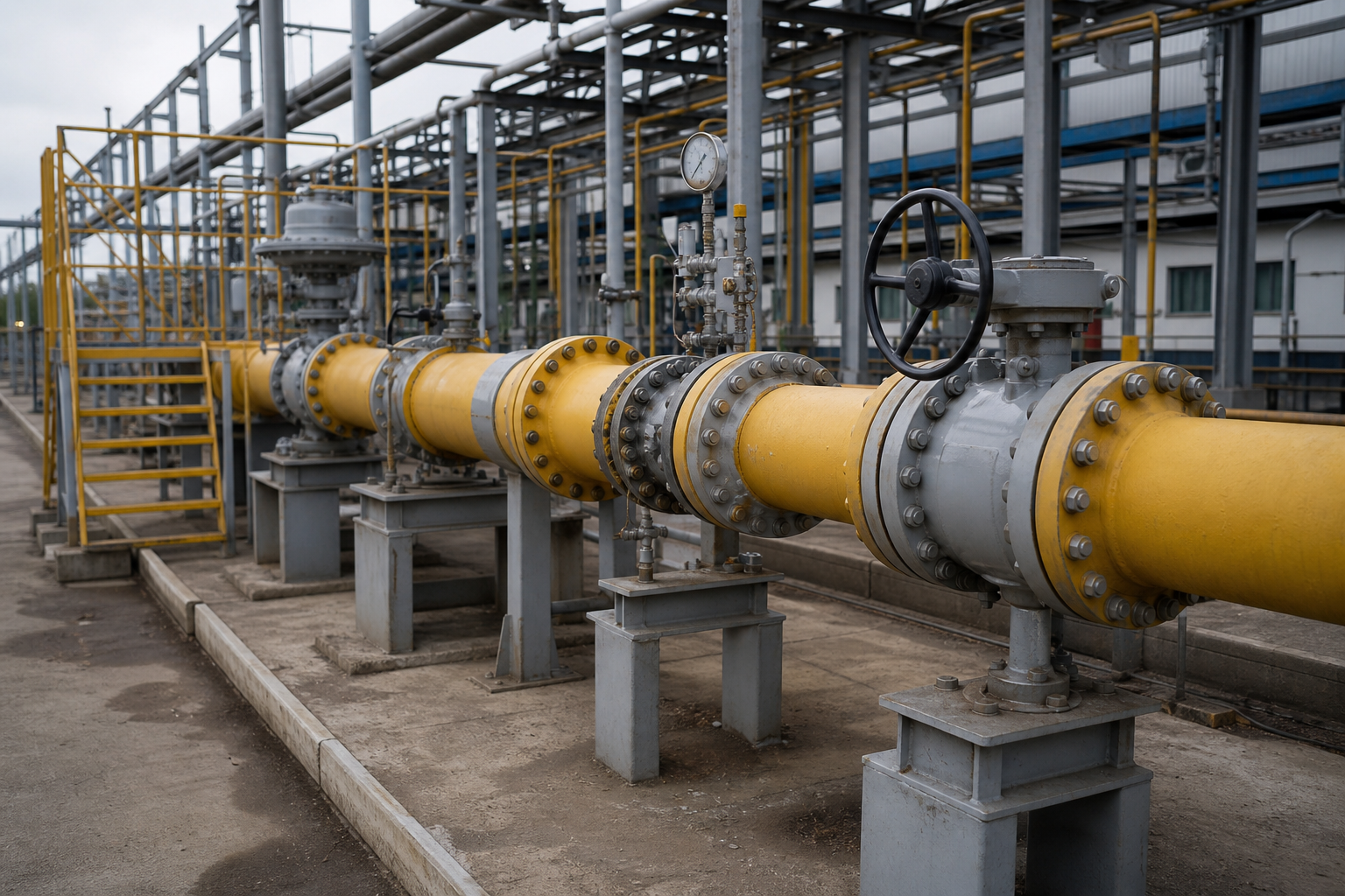 Ремонт промышленных газопроводов