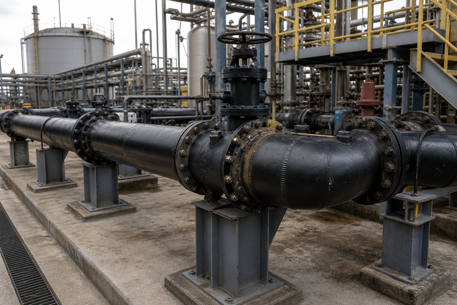 Ремонт промышленных нефтепроводов